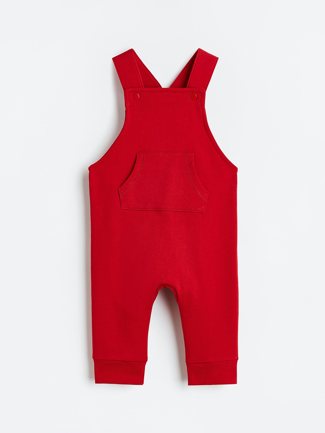 

H&M Boys Cotton Dungarees, Red