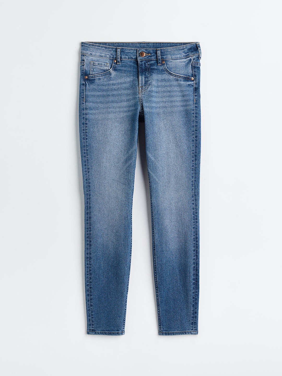 

H&M Women Curvy Low Jeggings, Blue