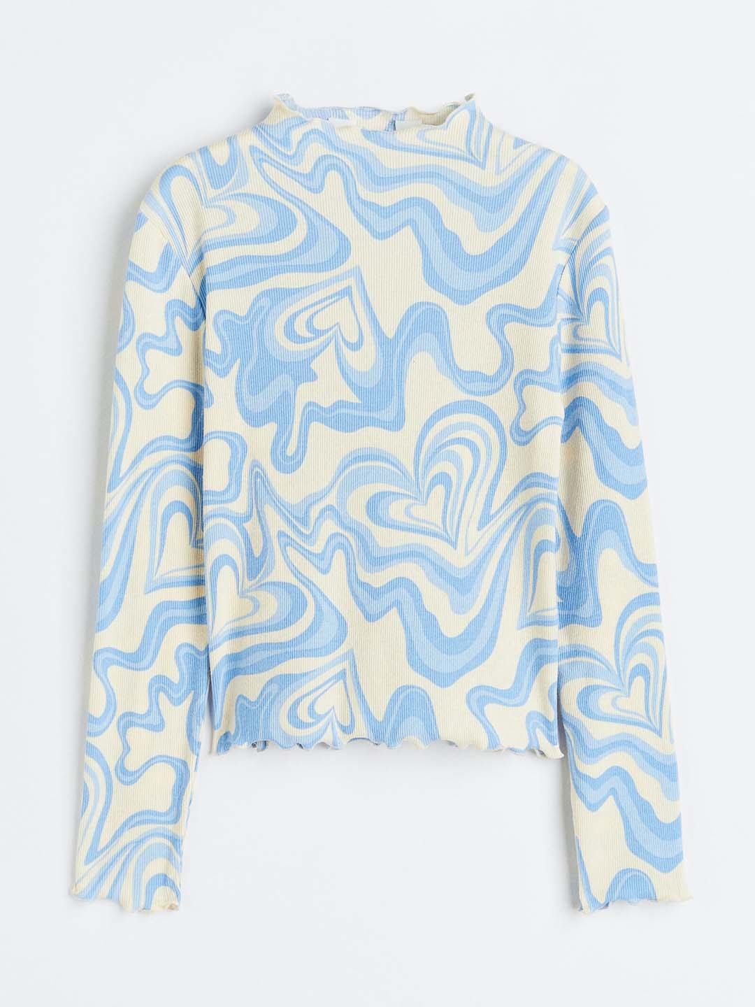 

H&M Girls Long-Sleeved Top, White