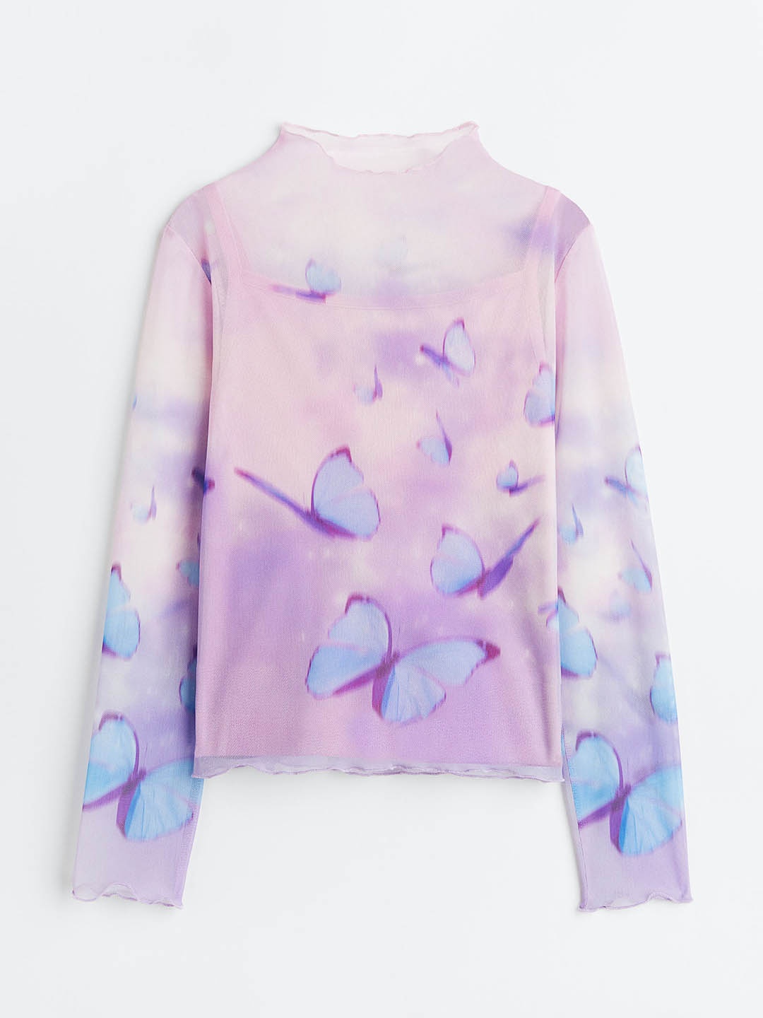 

H&M Purple Print Top