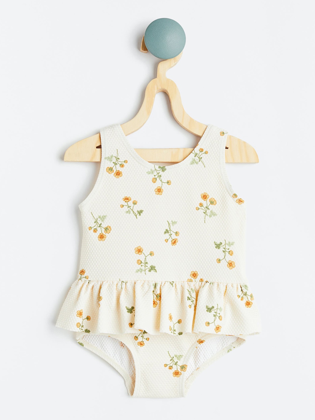 

H&M Infants Girls Flounced Swimsuit, Multi