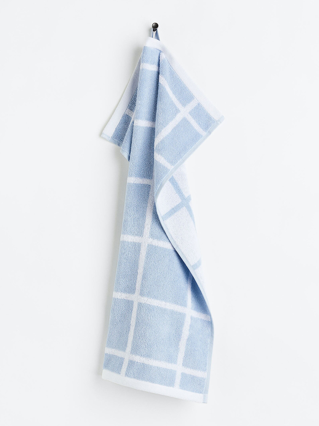 

H&M Blue & White Checked Hand Towel