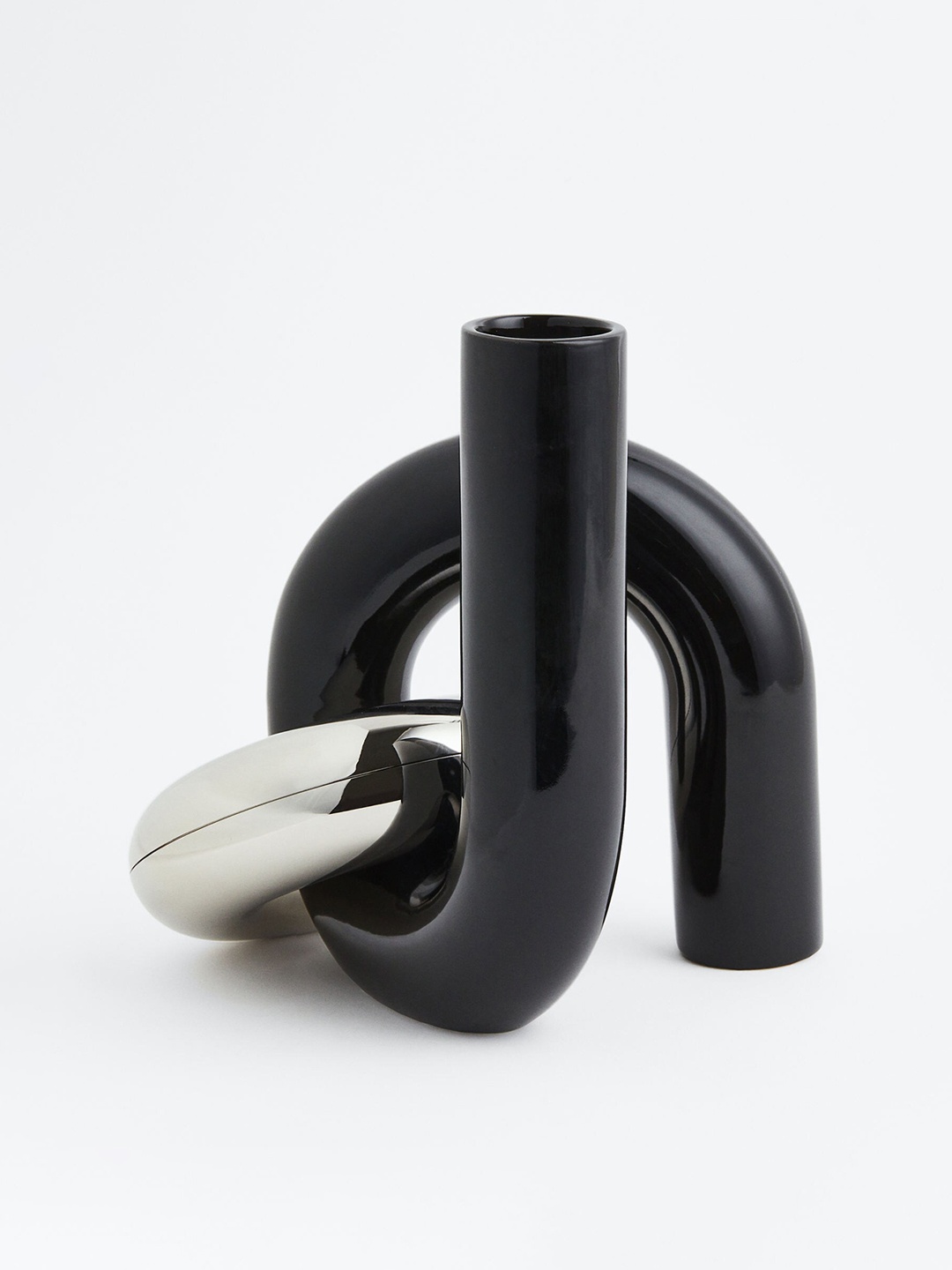 

H&M Black Sculptural Vase