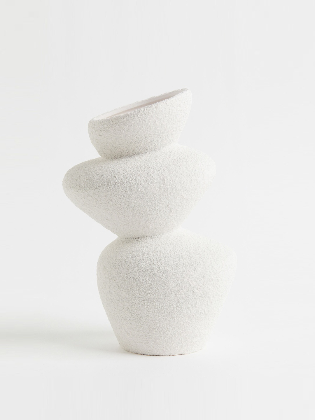 

H&M White Stoneware Vase