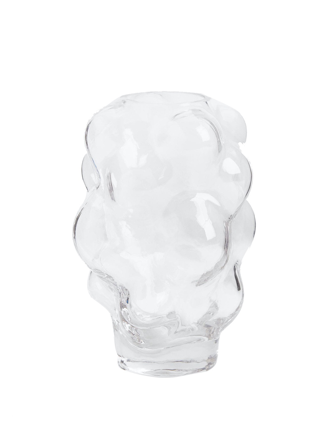 

H&M Transparent Bubbled Glass Vase