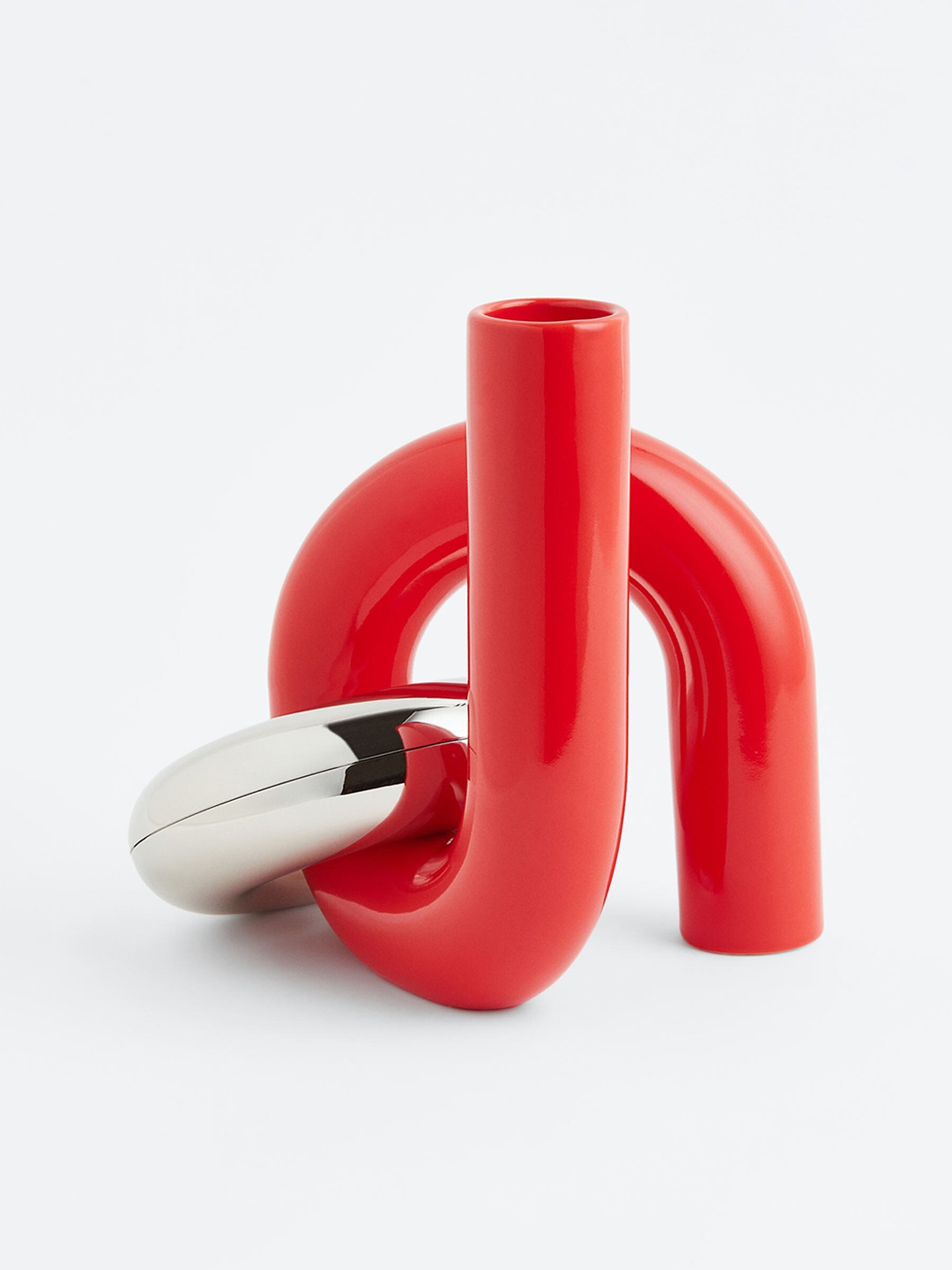 

H&M Red Sculptural Vase