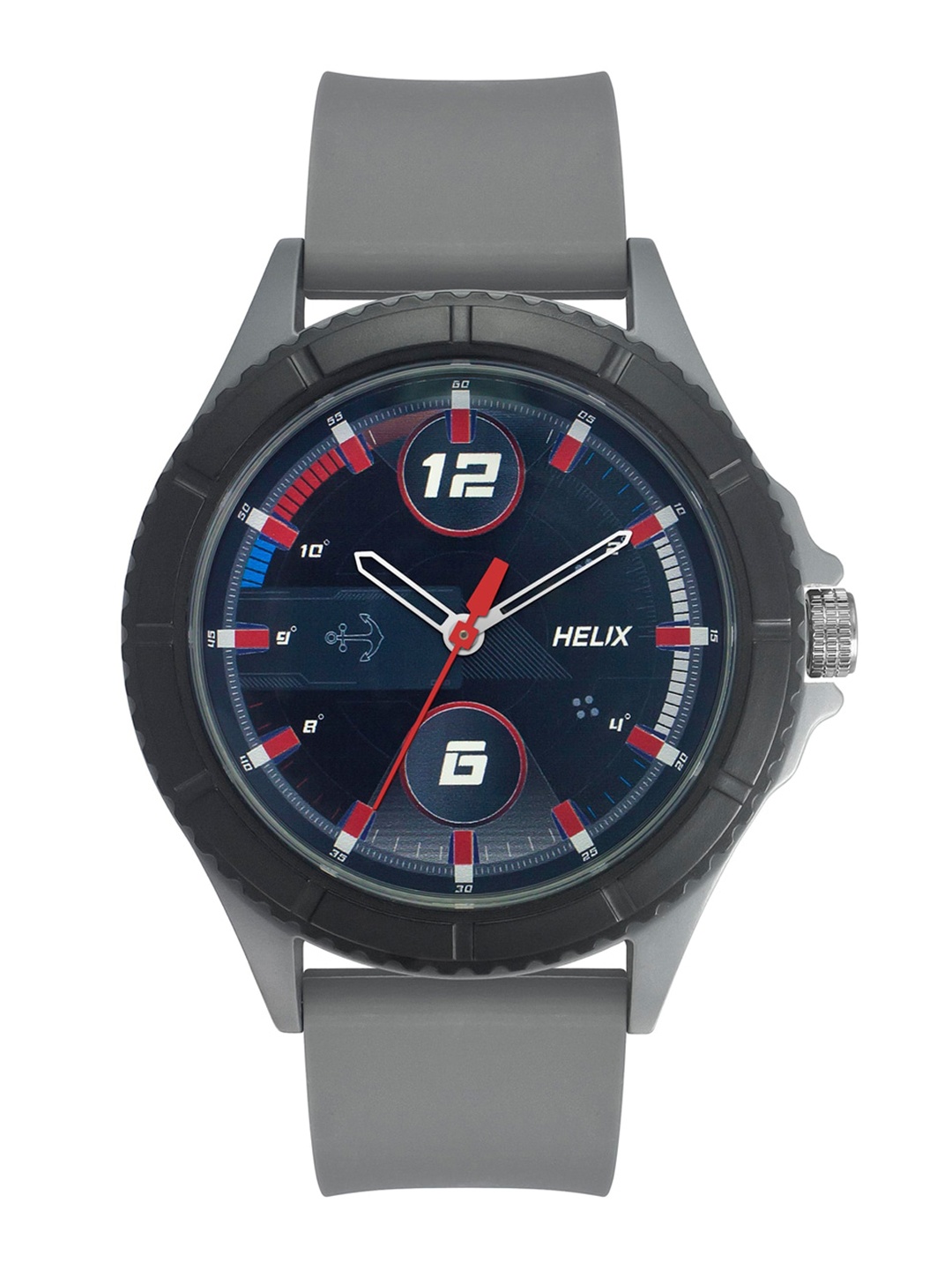 

Helix Men Patterned Dial & Straps Analogue Watch TW033HG17, Multi