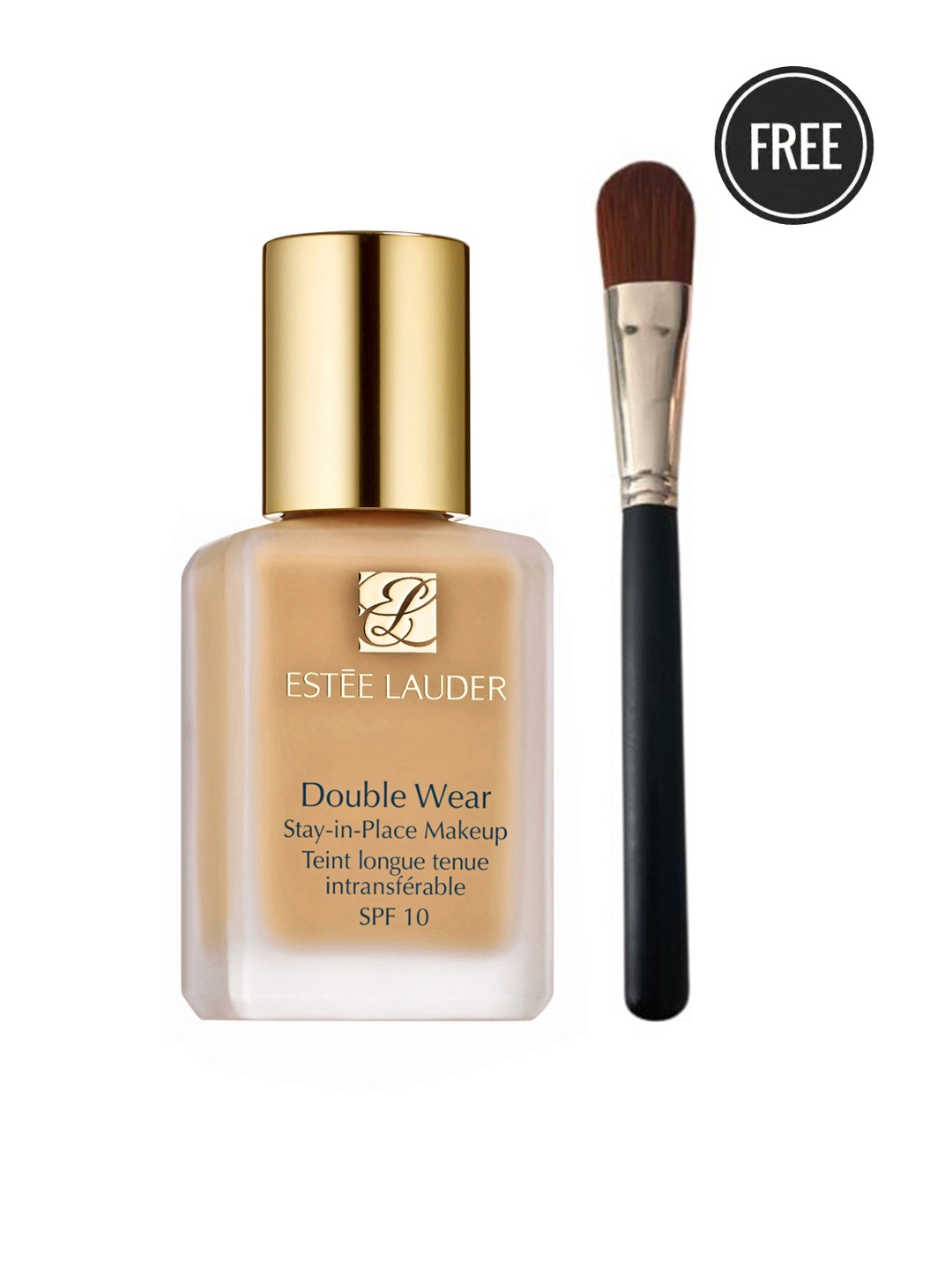 

Estee Lauder Set of Double Wear Stay-in-Place Foundation 30 ml - Sand & Foundation Brush, Beige