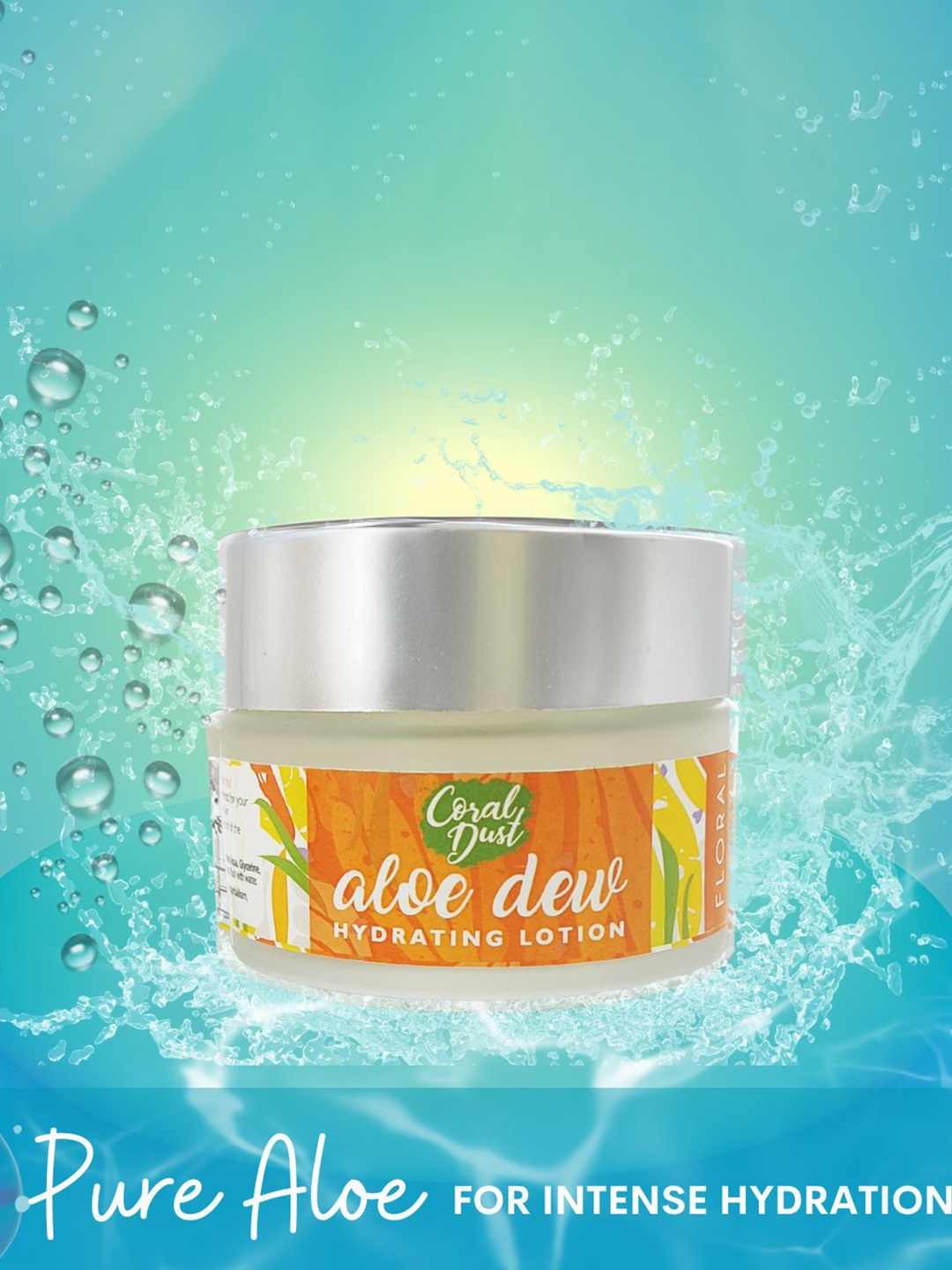 

Coral Dust Aloe Dew Hydrating Moisturizer 50 gm, Transparent