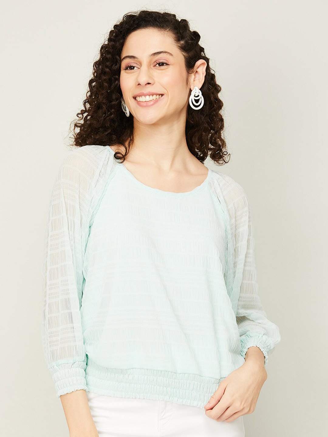 

CODE by Lifestyle Raglan Sleeve Top, Blue