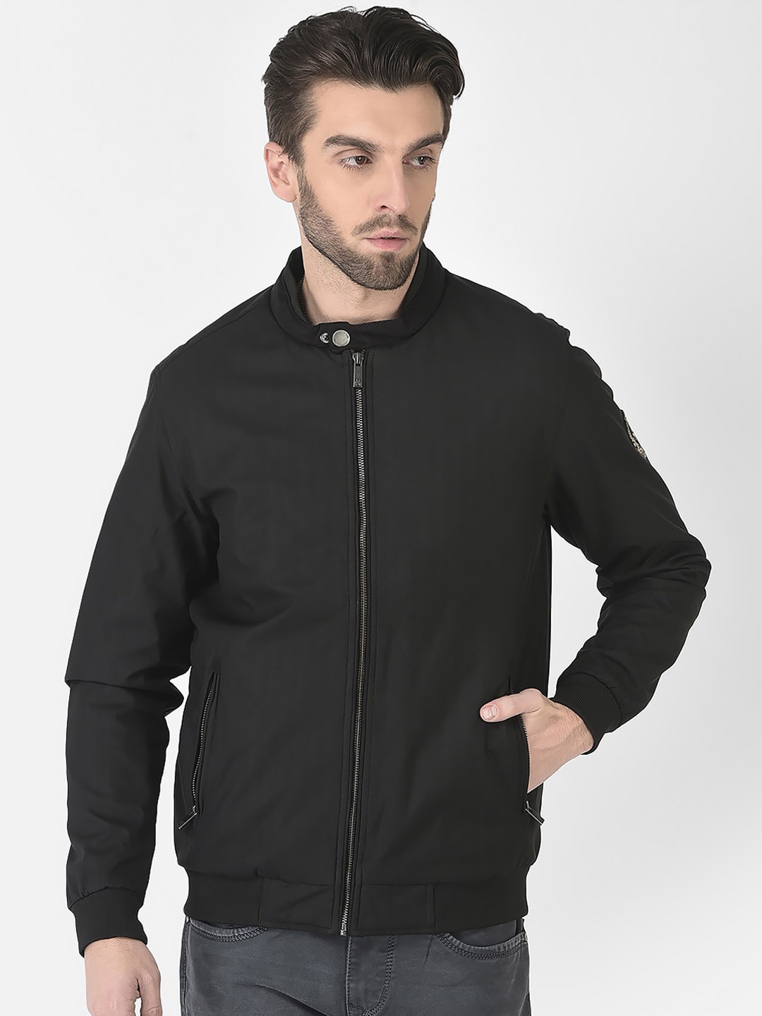 

Crimsoune Club Men Bomber Jacket, Black