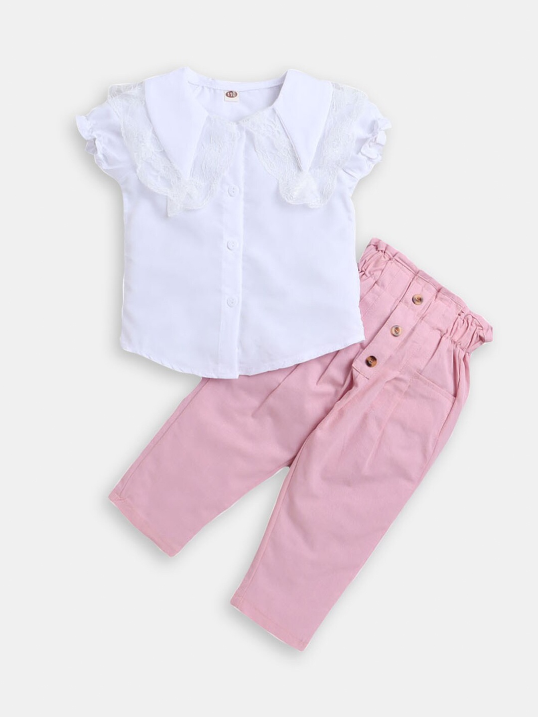 

Hopscotch Girls Top with Trousers, Pink