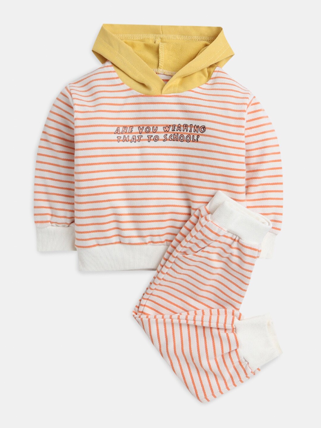

Hopscotch Girls Striped Top with Trousers, Pink