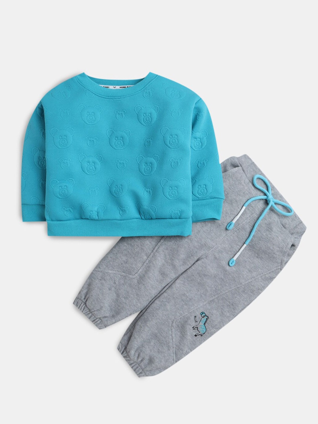 

Hopscotch Kids T-shirt with Trousers, Blue