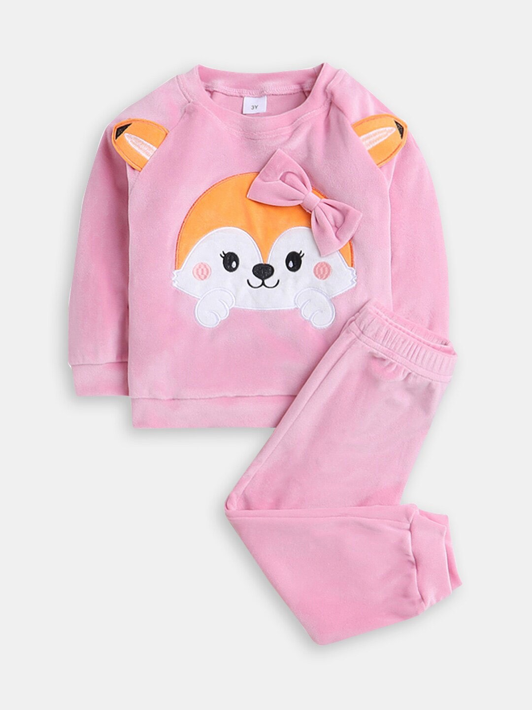 

Hopscotch Girls T-shirt with Trousers, Pink