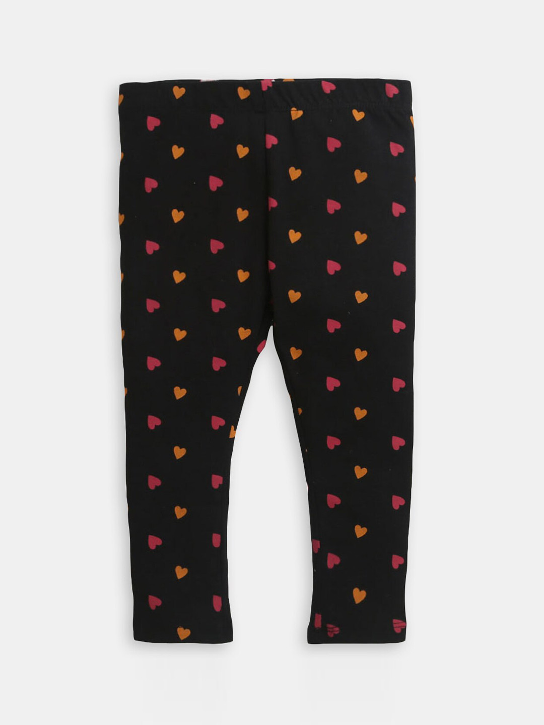 

Hopscotch Girls Printed Ankle-Length Leggings, Black