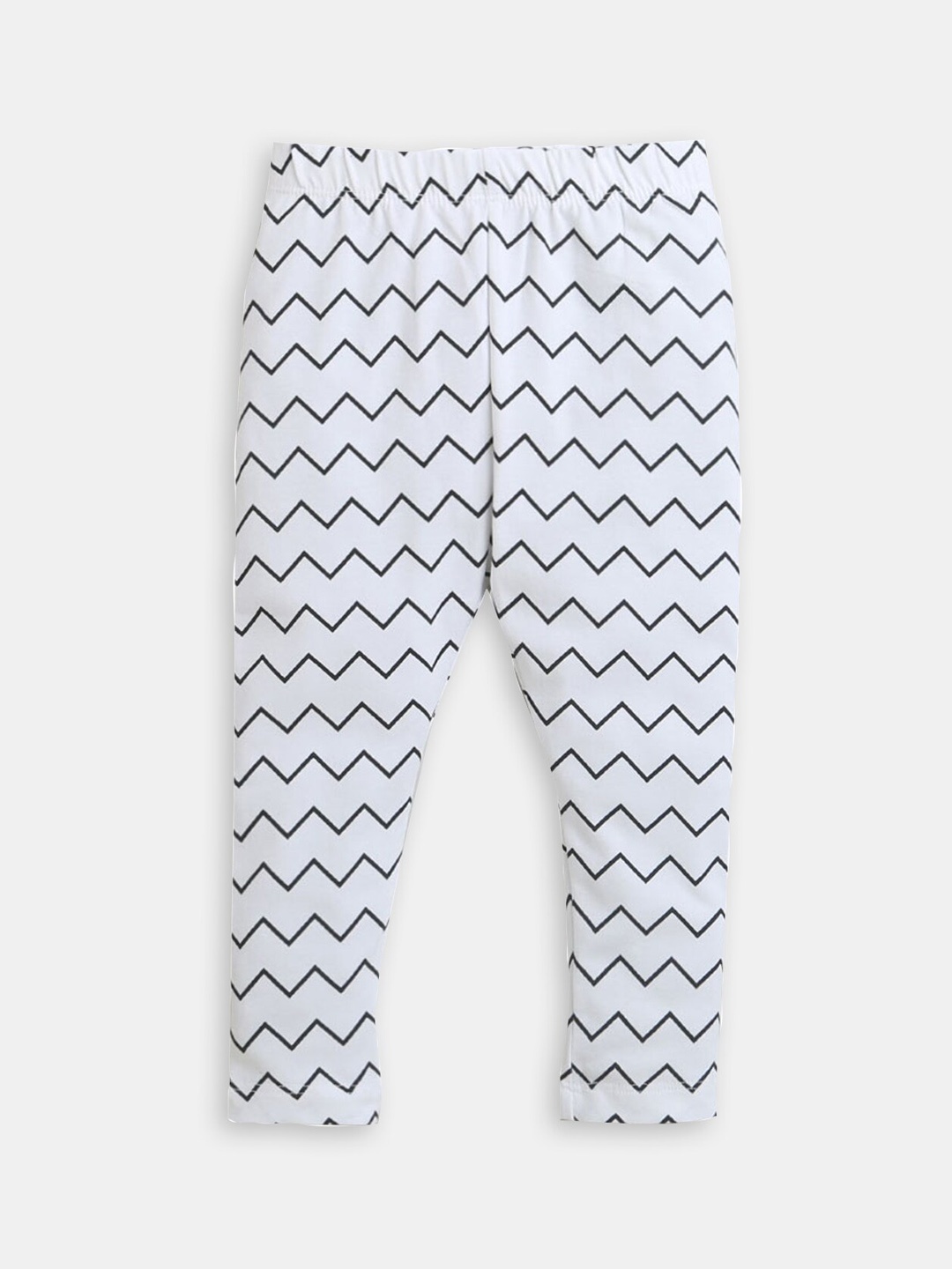 

Hopscotch Girls Printed Leggings, White