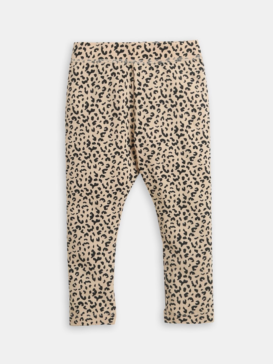 

Hopscotch Girls Printed Ankle-Length Leggings, Beige