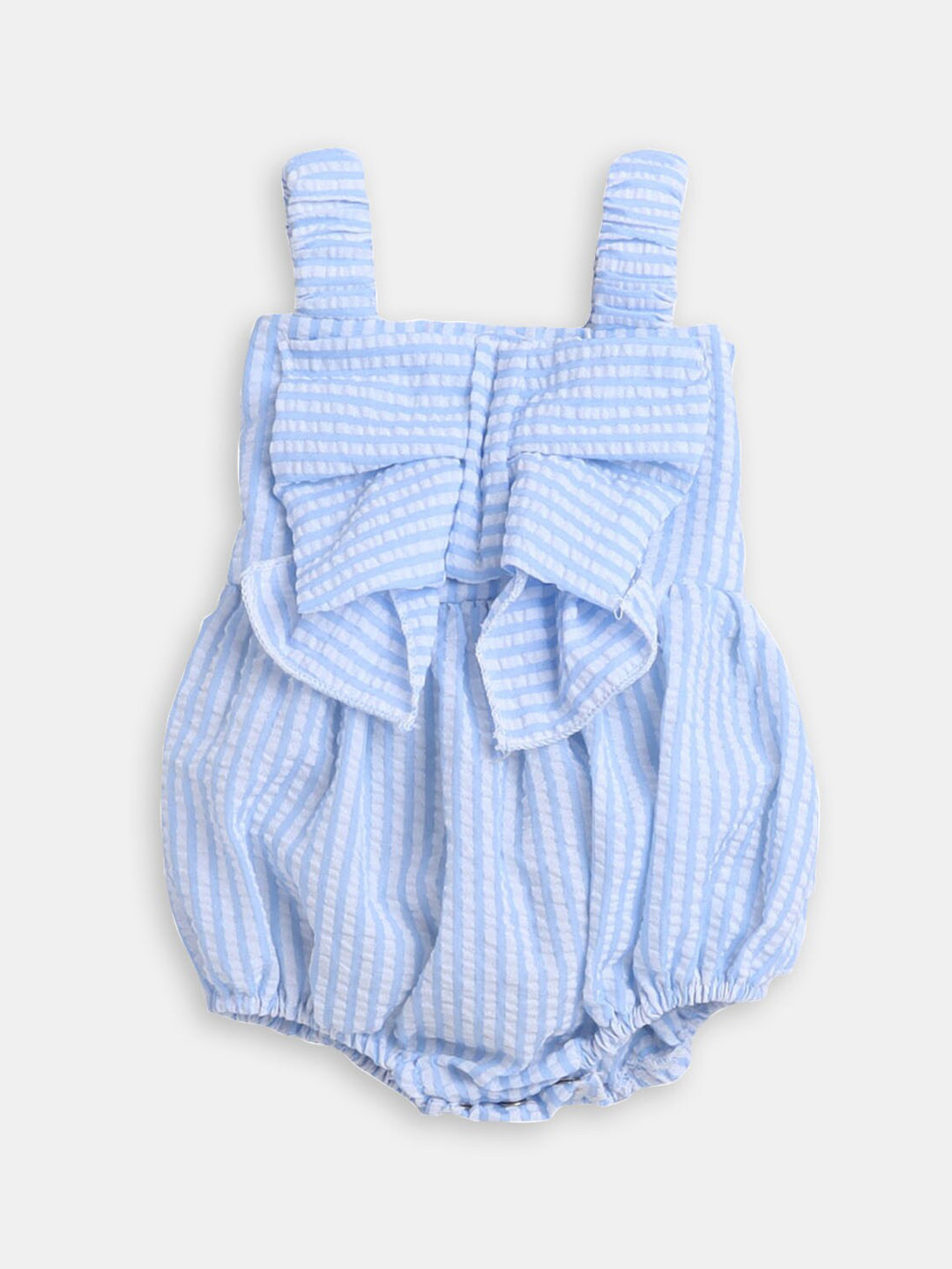 

Hopscotch Infants Striped Bodysuit, Blue
