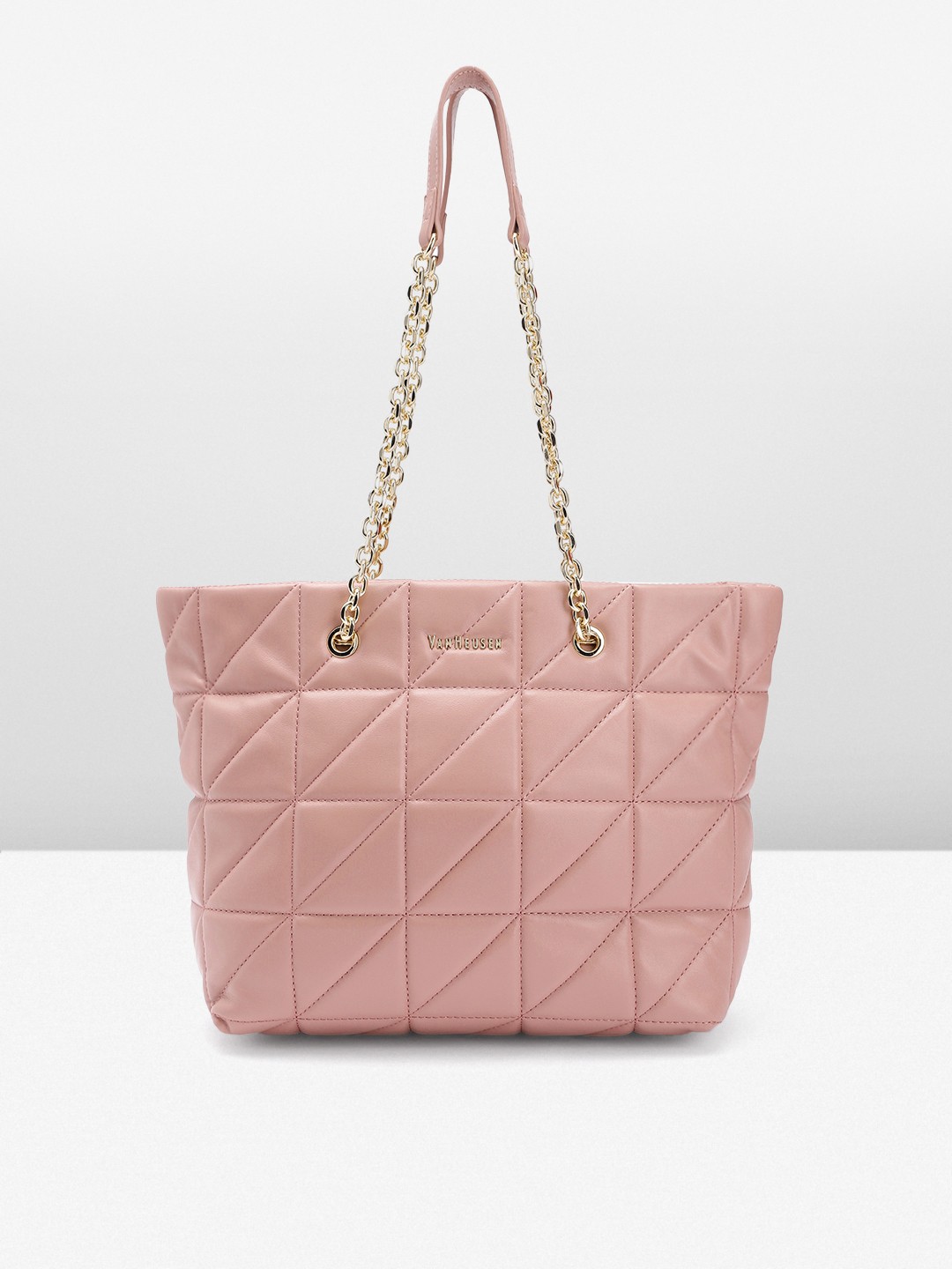 

Van Heusen Quilted Structured Shoulder Bag, Pink