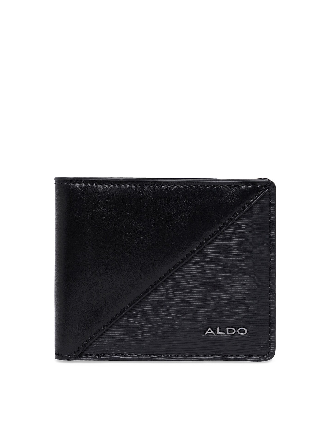 

ALDO Men Two Fold Wallet, Black