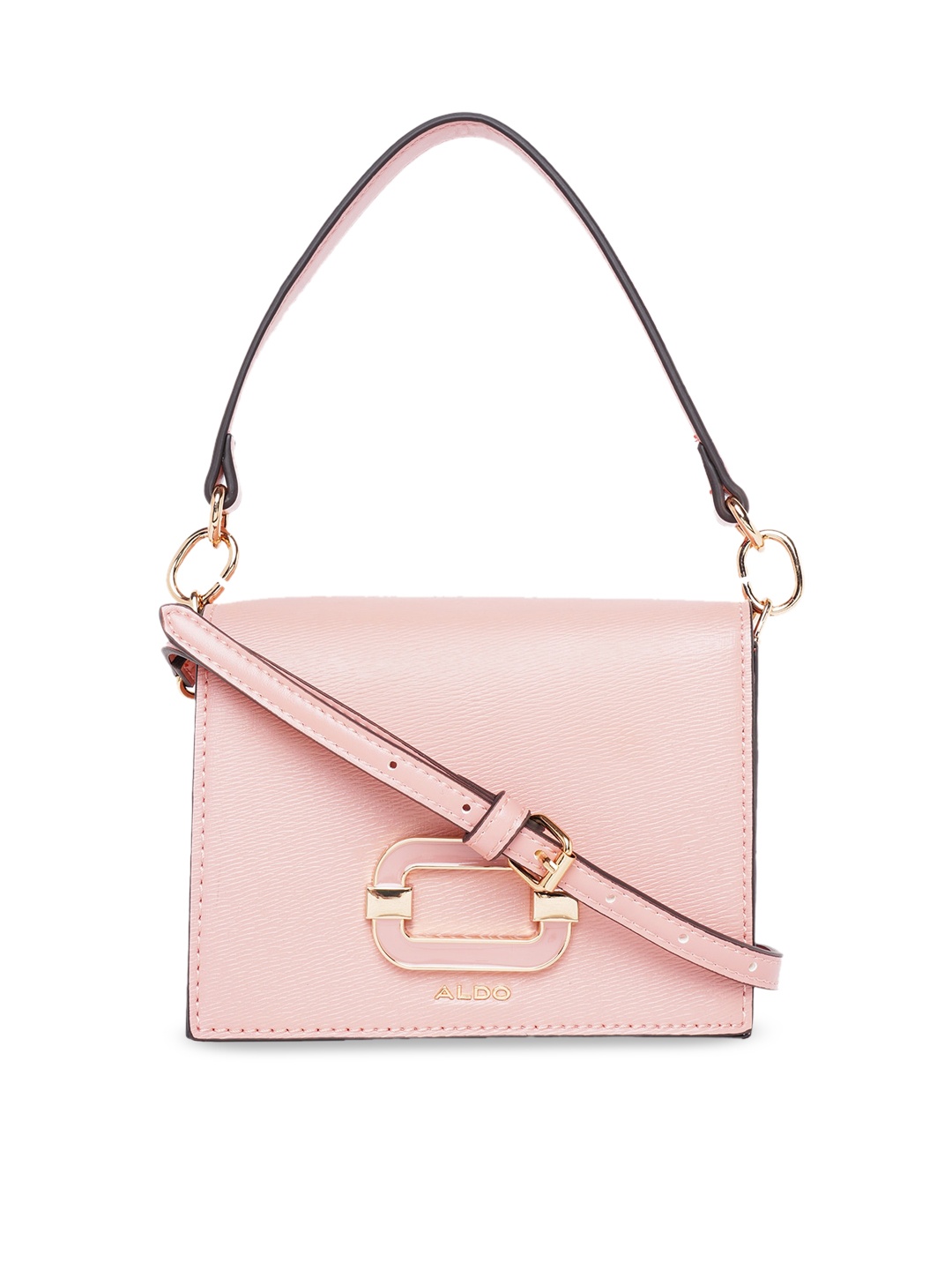 

ALDO Textured Structured Sling Bag, Pink