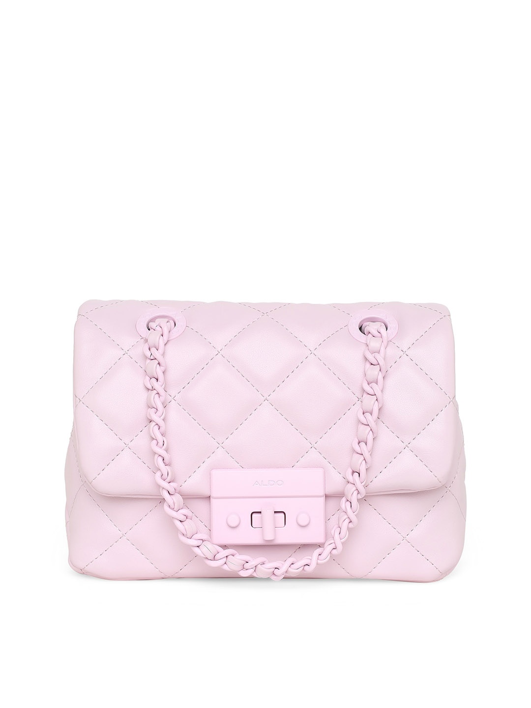 

ALDO Structured Sling Bag with Quilted, Pink