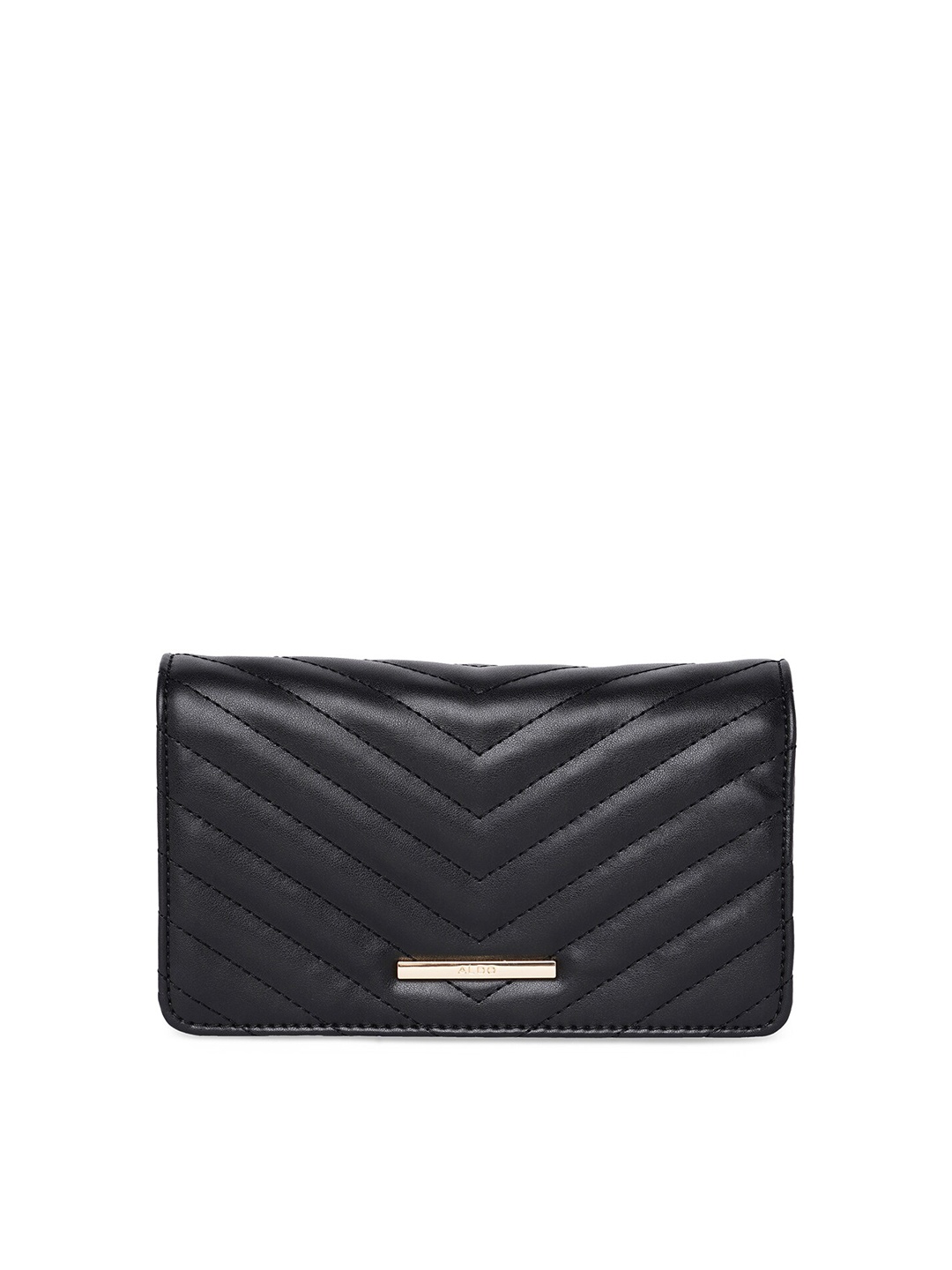 

ALDO Women Textured Envelope, Black