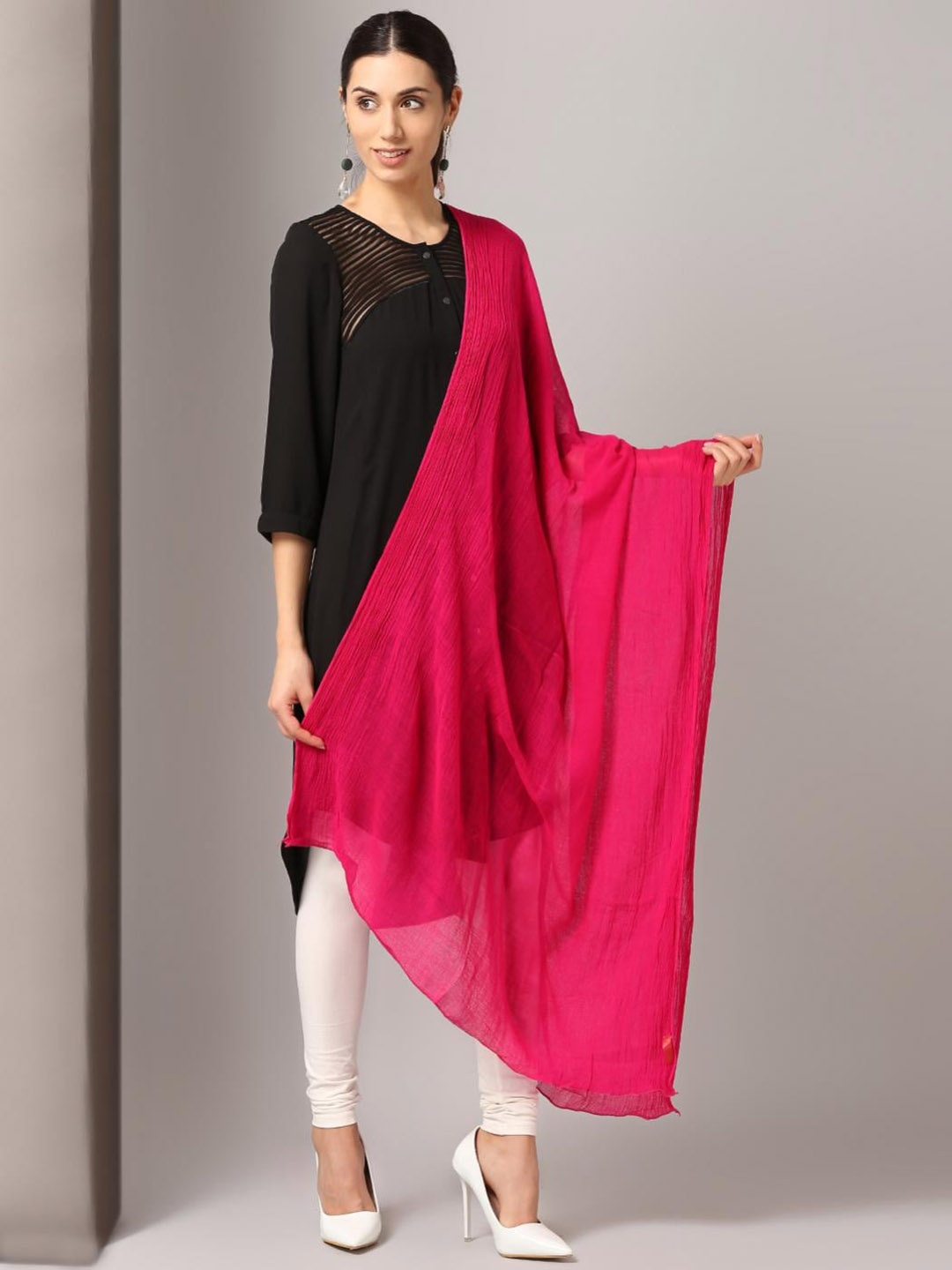 

Lakshita Regular Dupatta, Pink