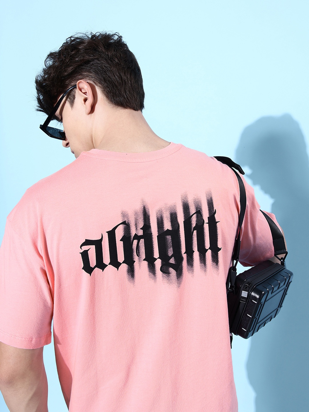 

Kook N Keech Emoji Graphic Printed Pure Cotton Oversize T-shirt, Pink