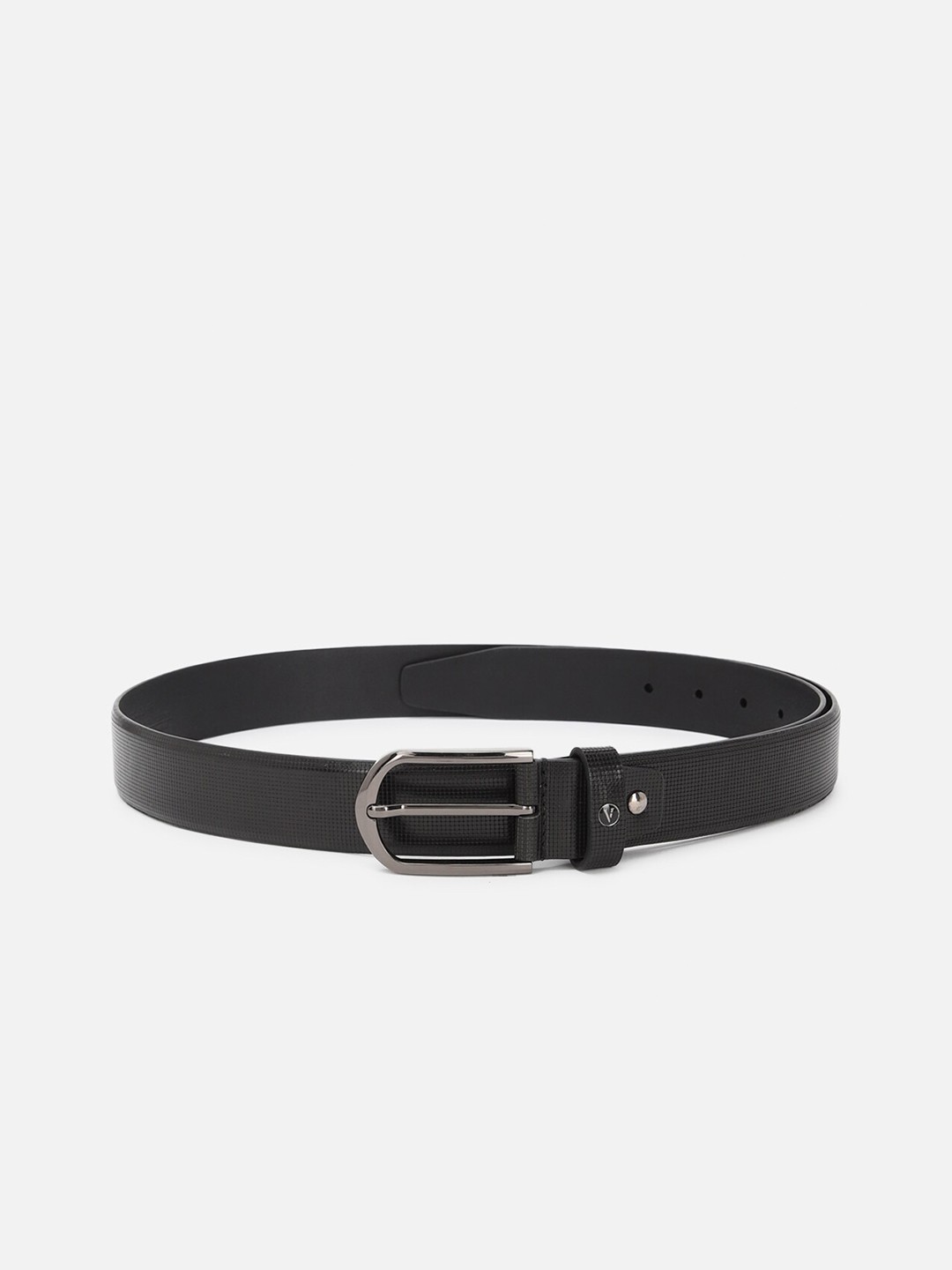 

Van Heusen Men Textured Leather Belt, Black