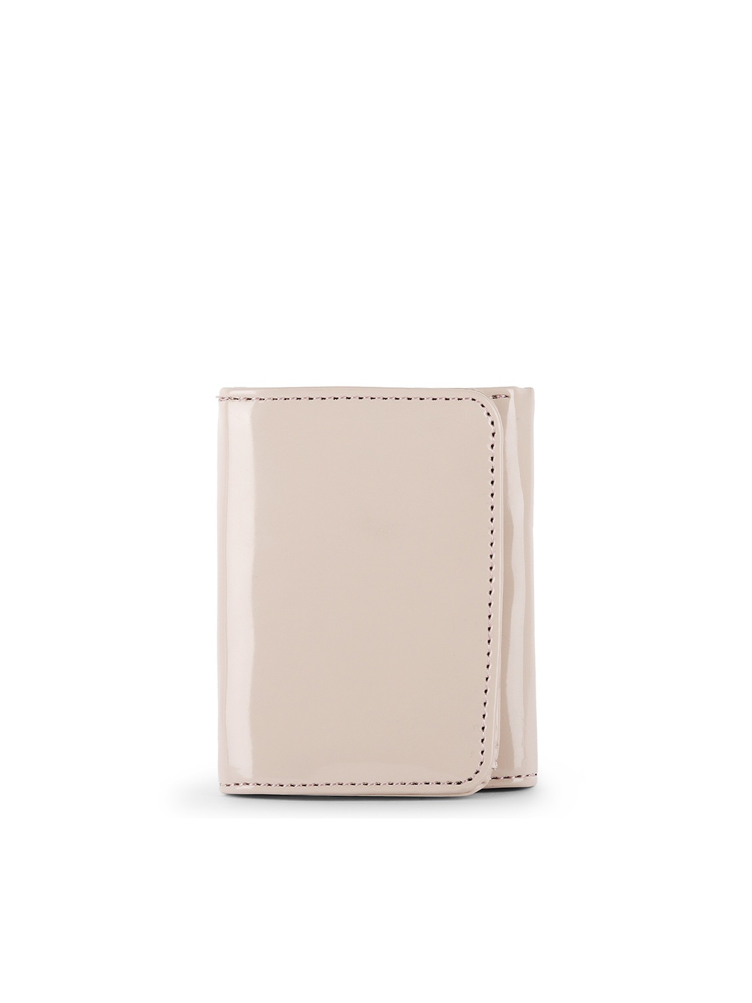 

TEAM 11 Women Three Fold Wallet, Beige