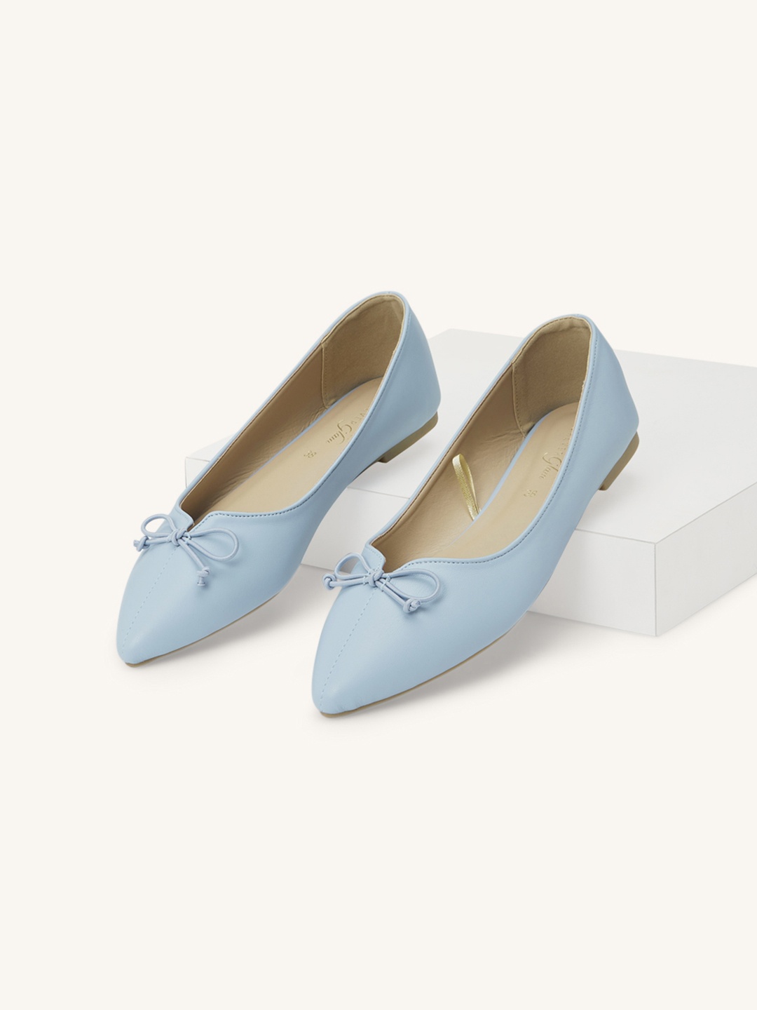 

Forever Glam by Pantaloons Women Ballerinas With Bows, Blue