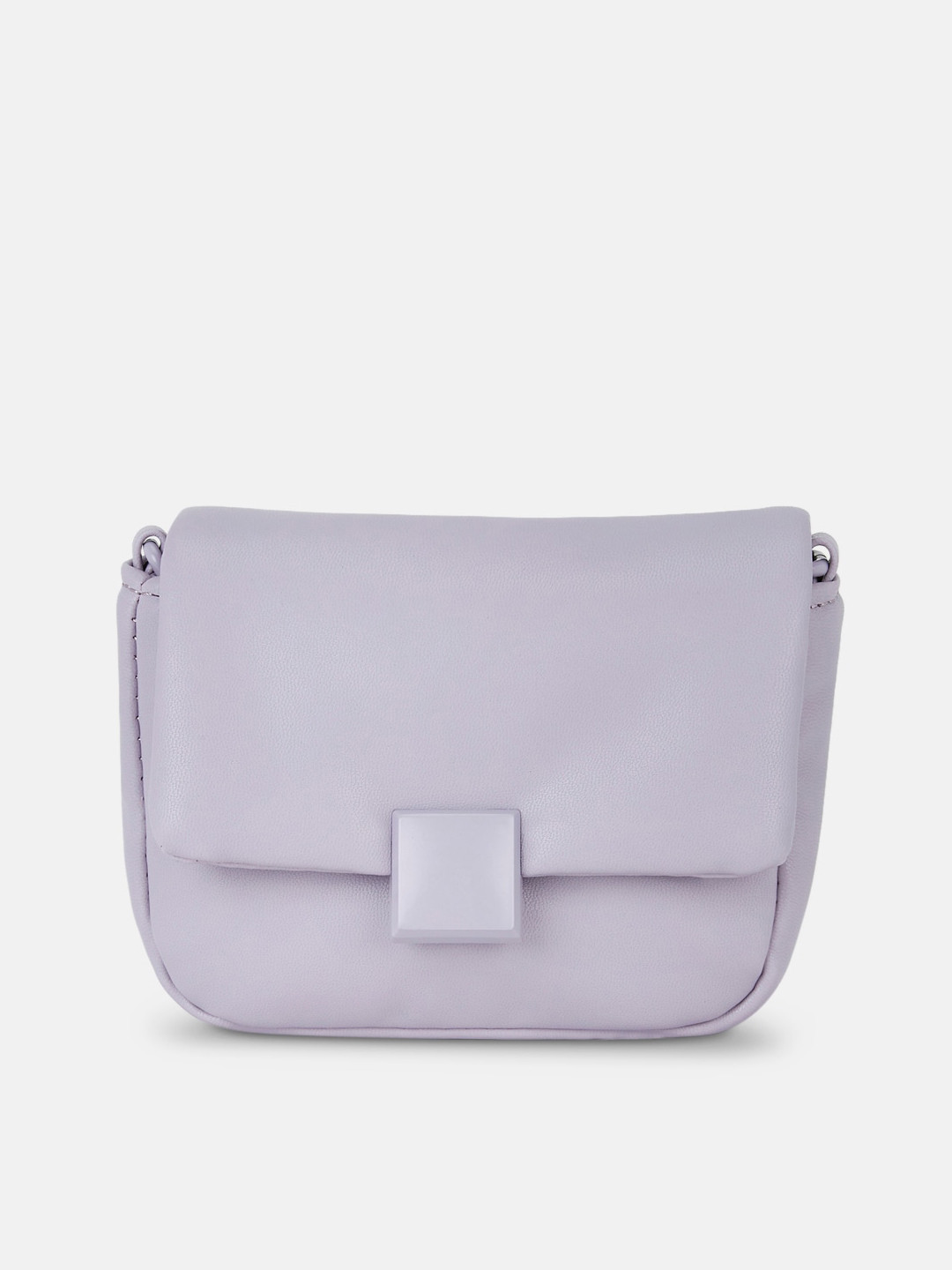 

Forever Glam by Pantaloons PU Structured Sling Bag, Purple
