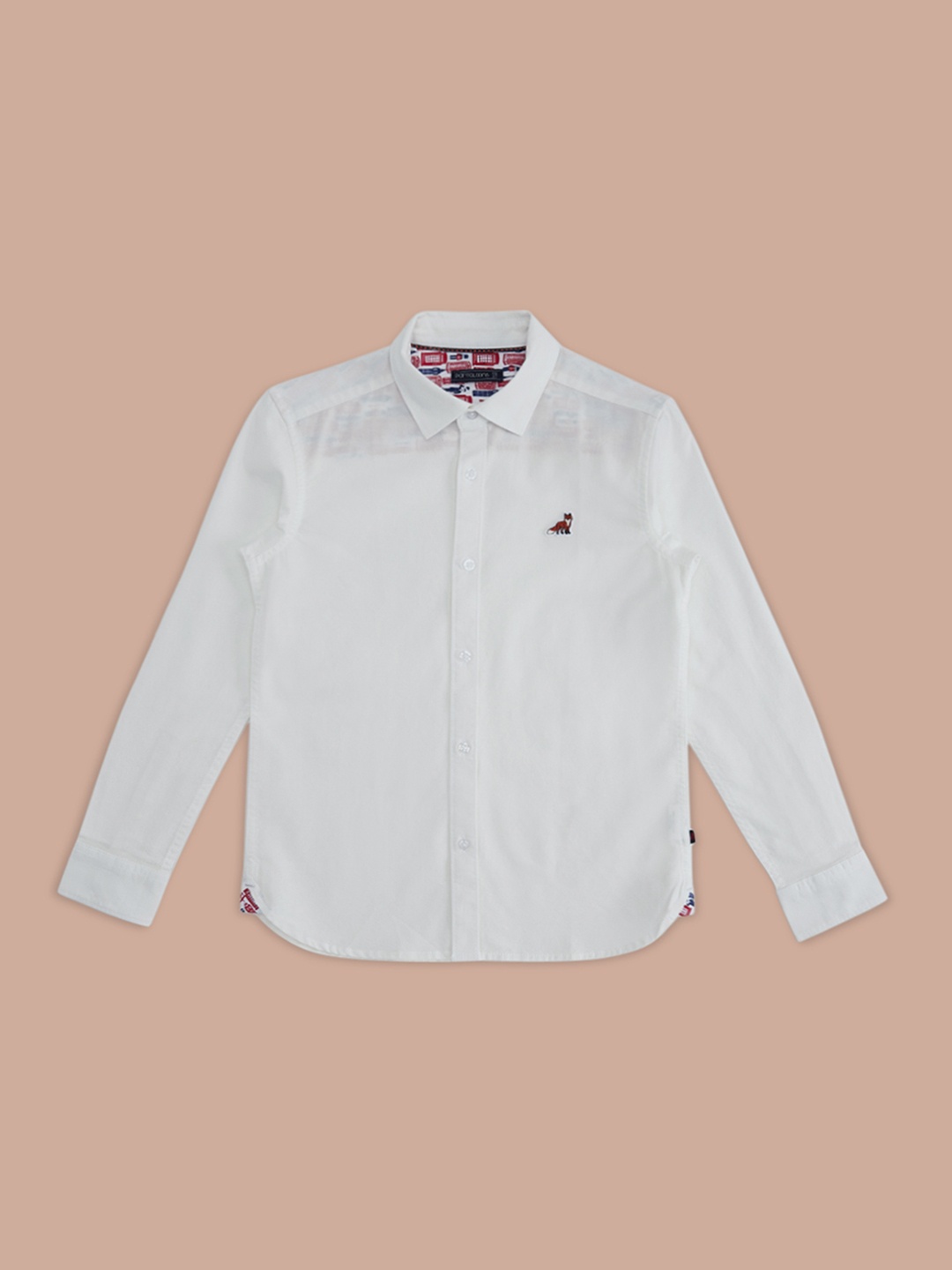 

Pantaloons Junior Boys Cotton Casual Shirt, White
