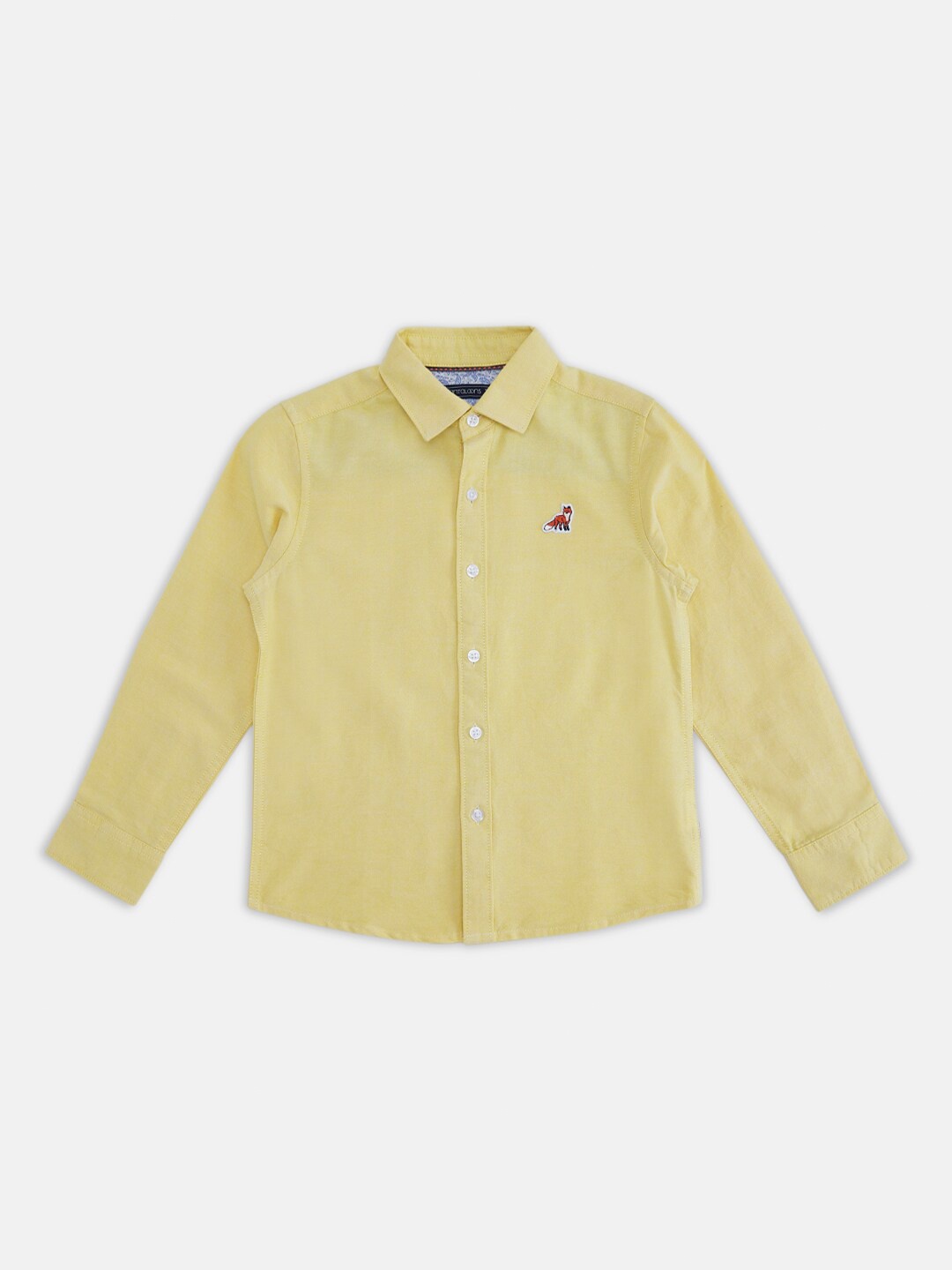 

Pantaloons Junior Boys Cotton Casual Shirt, Yellow