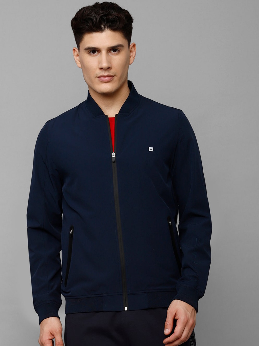 

Louis Philippe Men Navy Blue Sporty Jacket