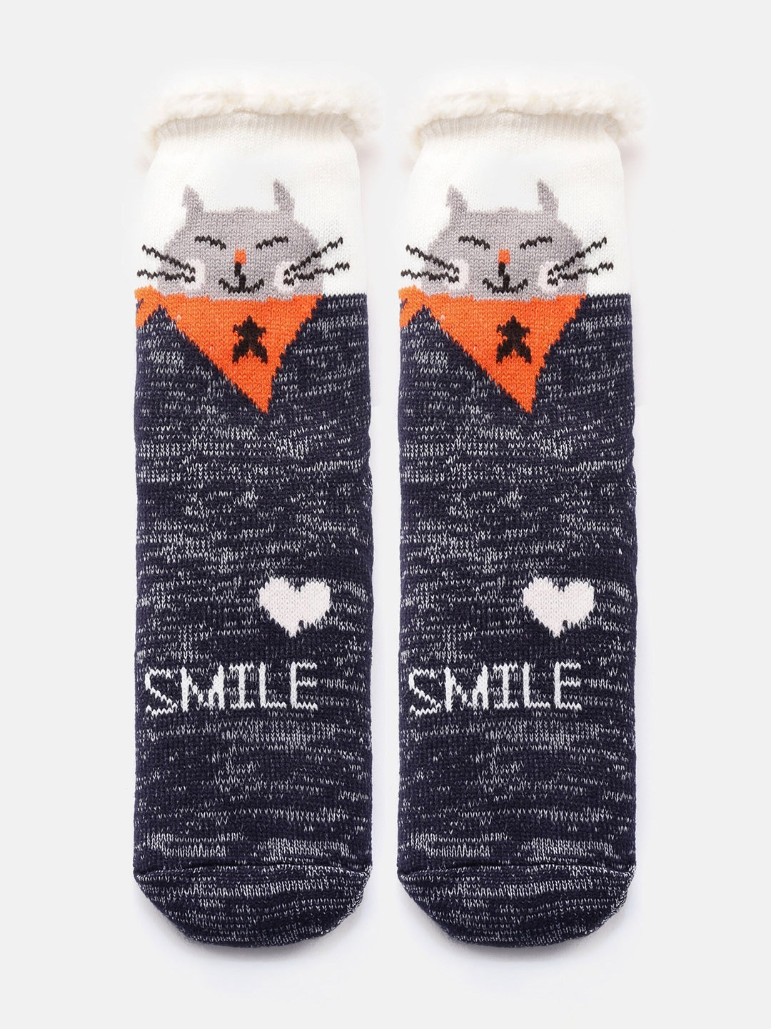 

EL REGALO Women and teens Patterned Knee-Length Socks, Black