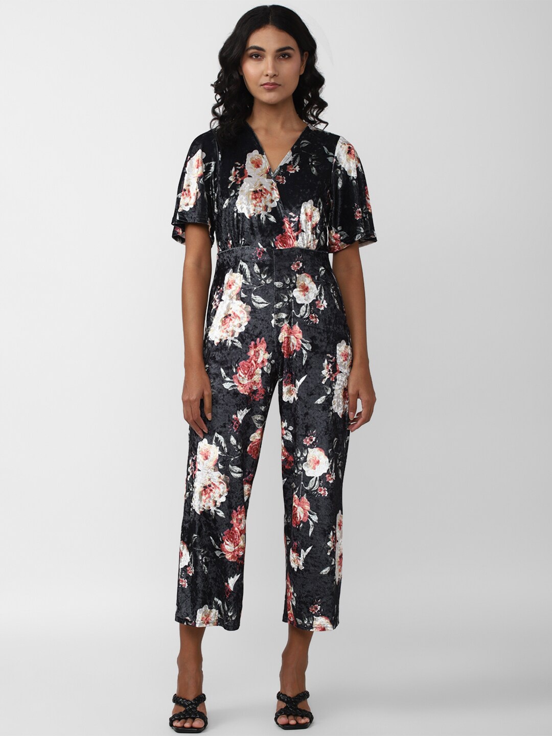 

Van Heusen Woman Printed Basic Jumpsuit, Black