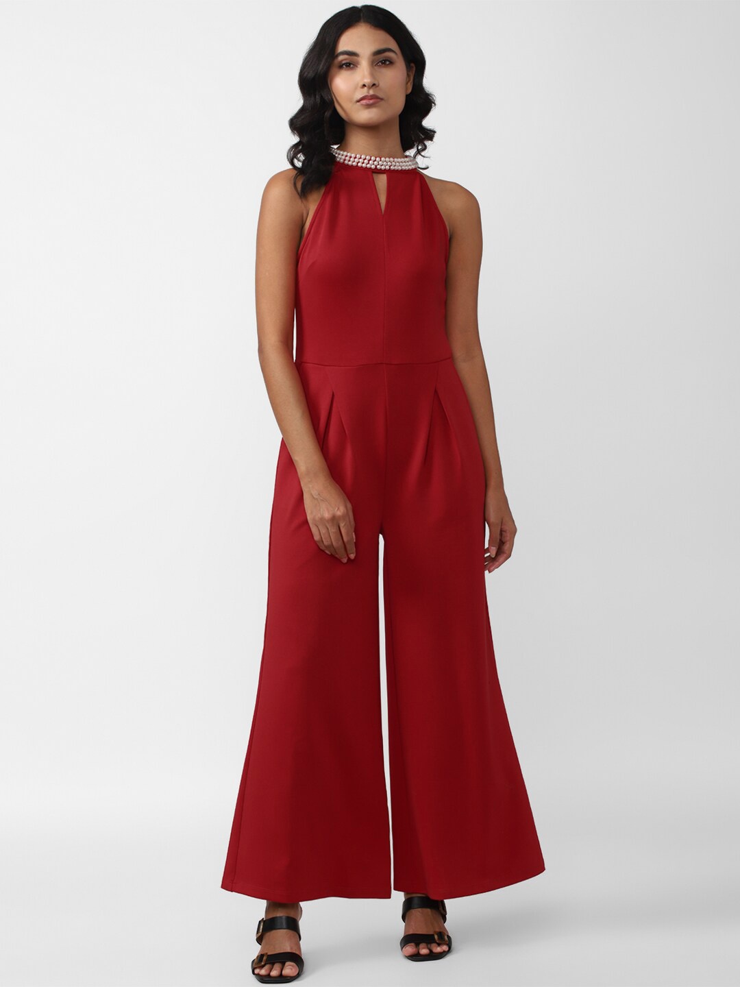 

Van Heusen Woman Basic Jumpsuit, Maroon