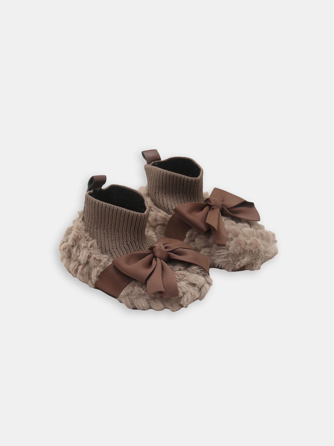 

Hopscotch Girls Faux Fur Booties, Brown