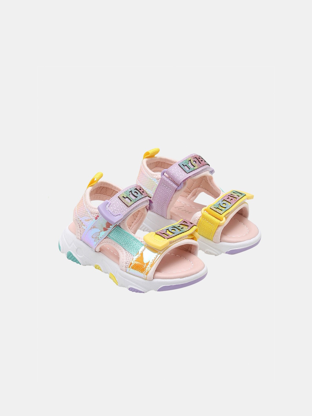 

Hopscotch Girls Velcro Comfort Sandals, Pink