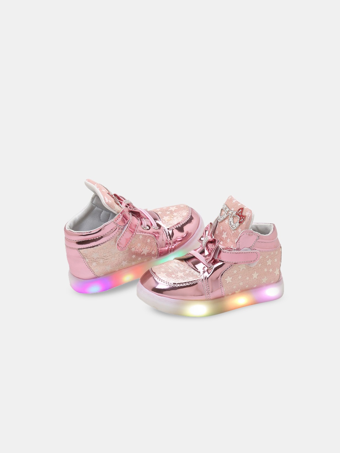 

Hopscotch Girls Embellished Round-Toe Slim Boots, Pink