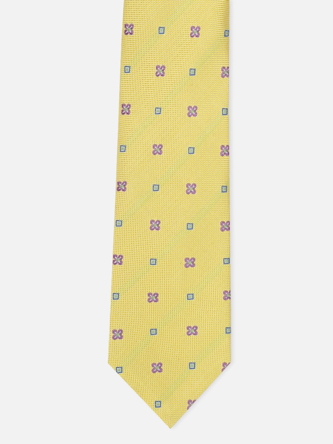 

Allen Solly Men Printed Broad Tie, Yellow