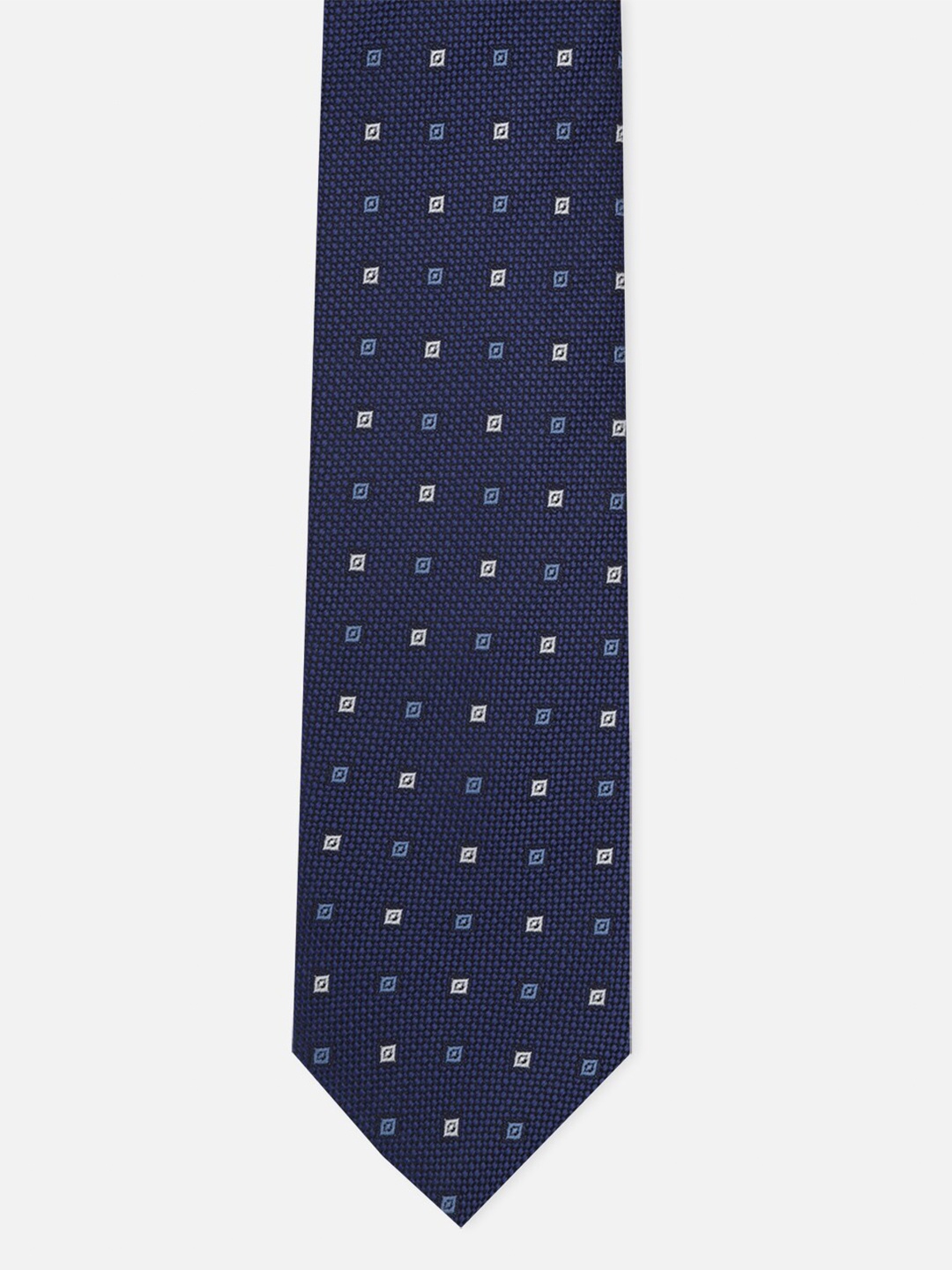 

Allen Solly Men Printed Broad Tie, Navy blue