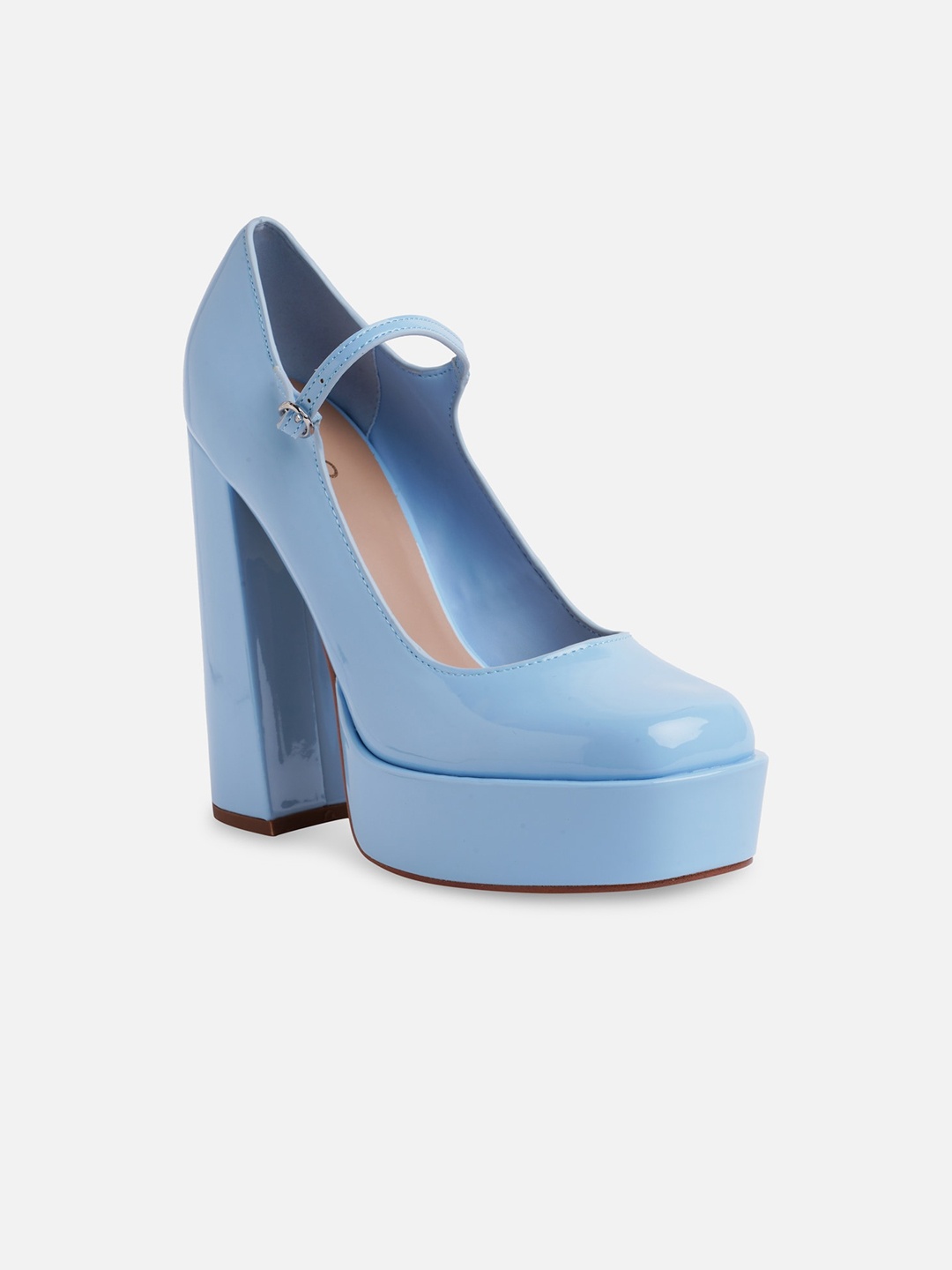 

ALDO Closed Back Block Pumps Heels, Blue