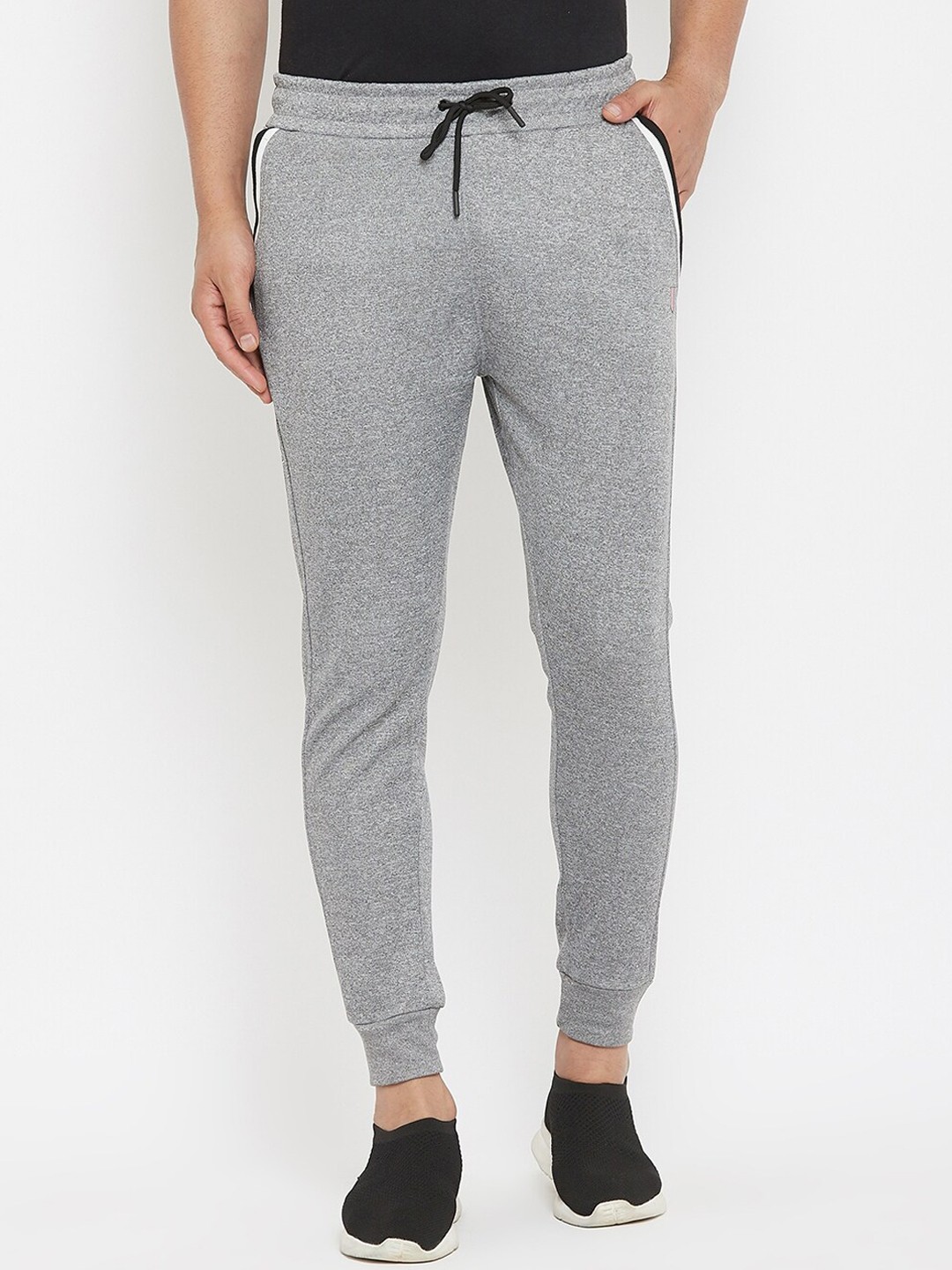 

Duke Men Slim-Fit Cotton Joggers, Grey