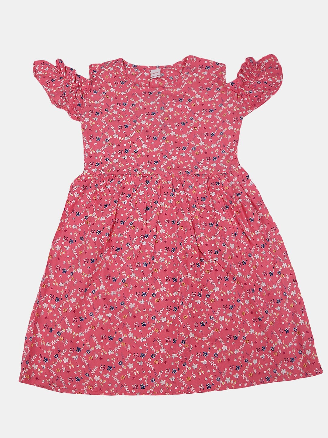 

V-Mart Floral Satin Dress, Pink
