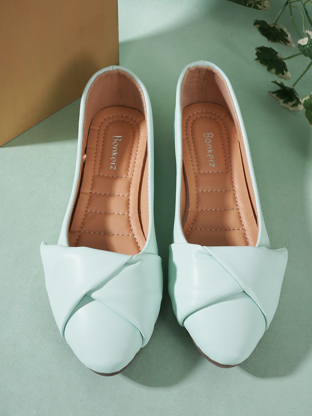 

ICONICS Women Ballerinas With Bows, Sea green
