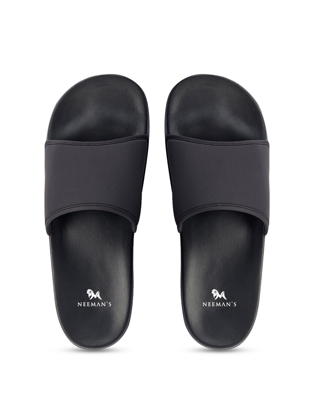 

NEEMANS Rubber Sliders, Black